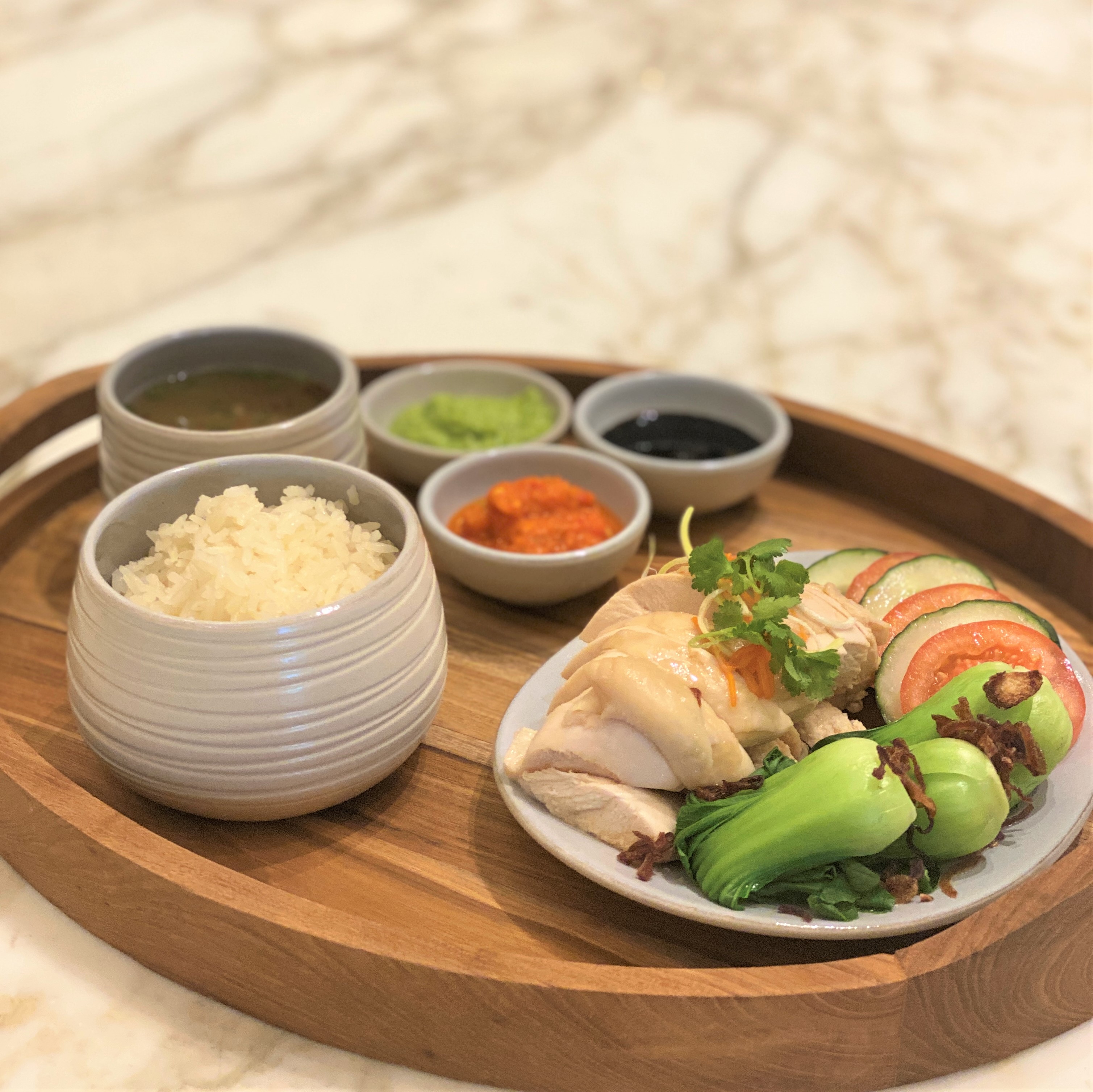 HAINANESE CHICKEN RICE Raffles Grab And Go